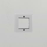 1G 50mm Module Plate - Clear Black