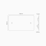 2G Blank Plate - Bronze