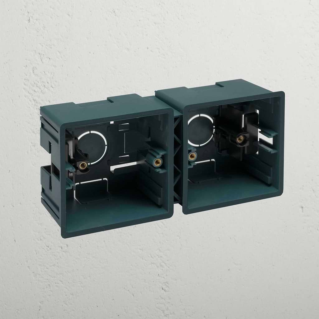 2x Single Plasterboard Back Box