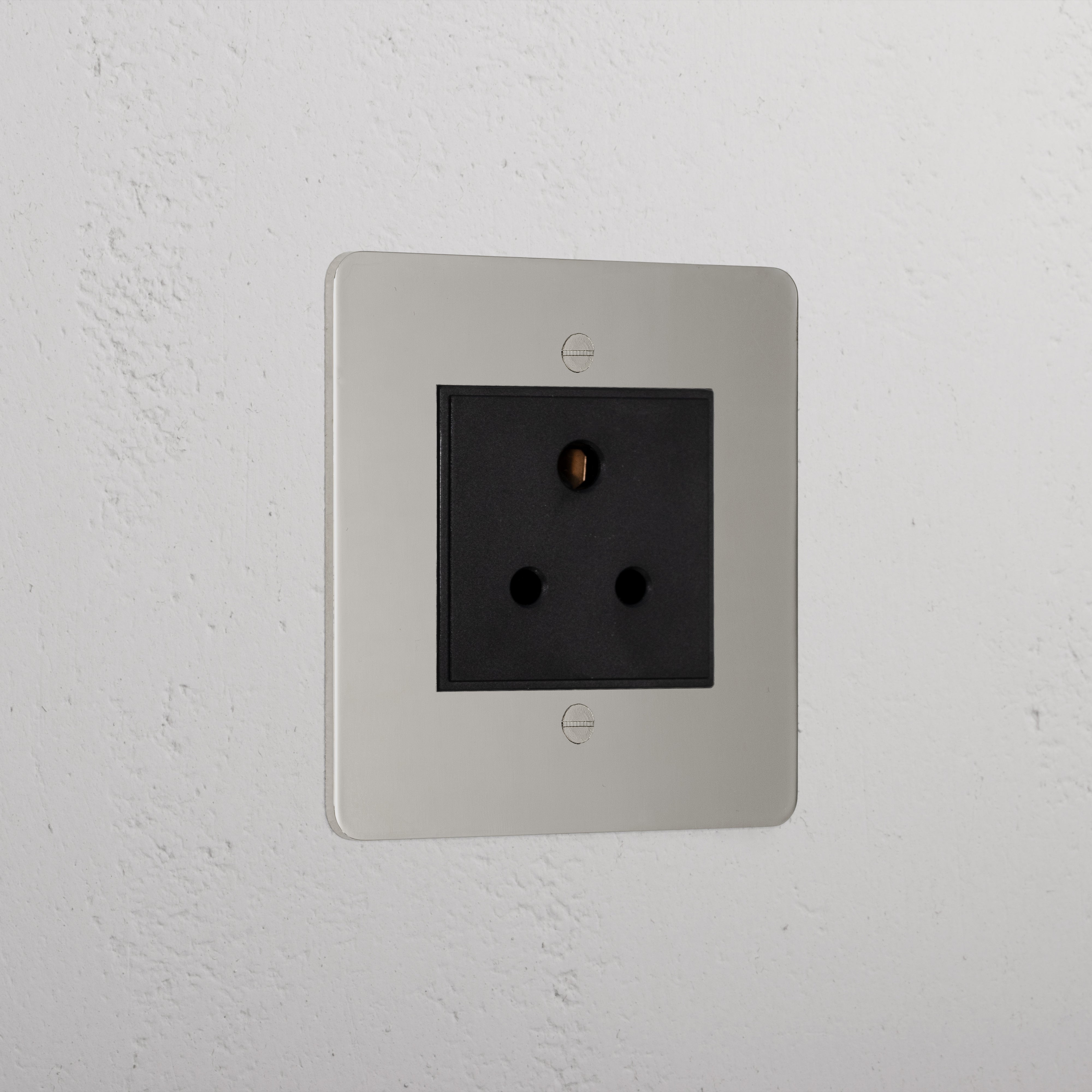 Luxury Polished Nickel 5A Light Socket Black