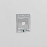1G Slimline Switch Plate in polished nickel finish mounted on a white wall, showcasing sleek brass craftsmanship.