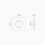 Regent Recessed Thumbturn - Antique Brass