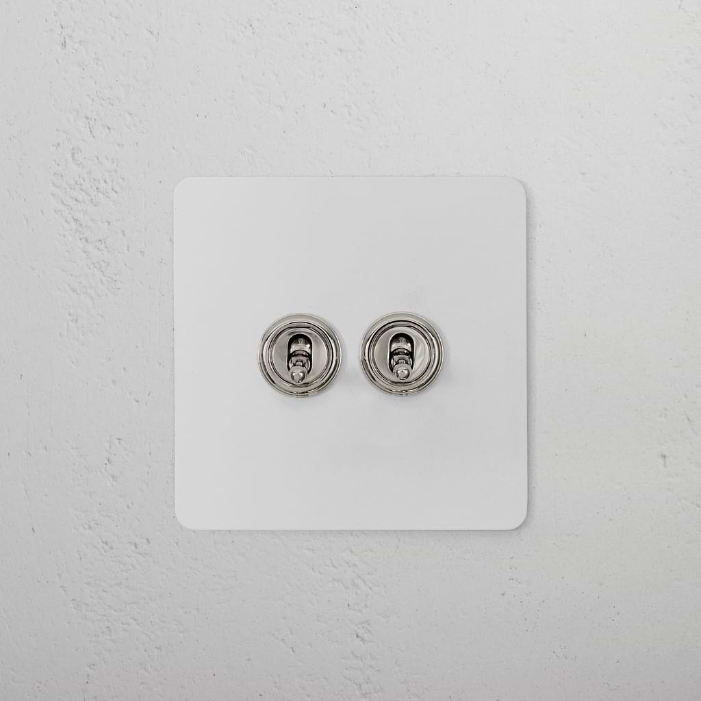 2G Two Way Toggle Switch | Paintable Polished Nickel – Corston
