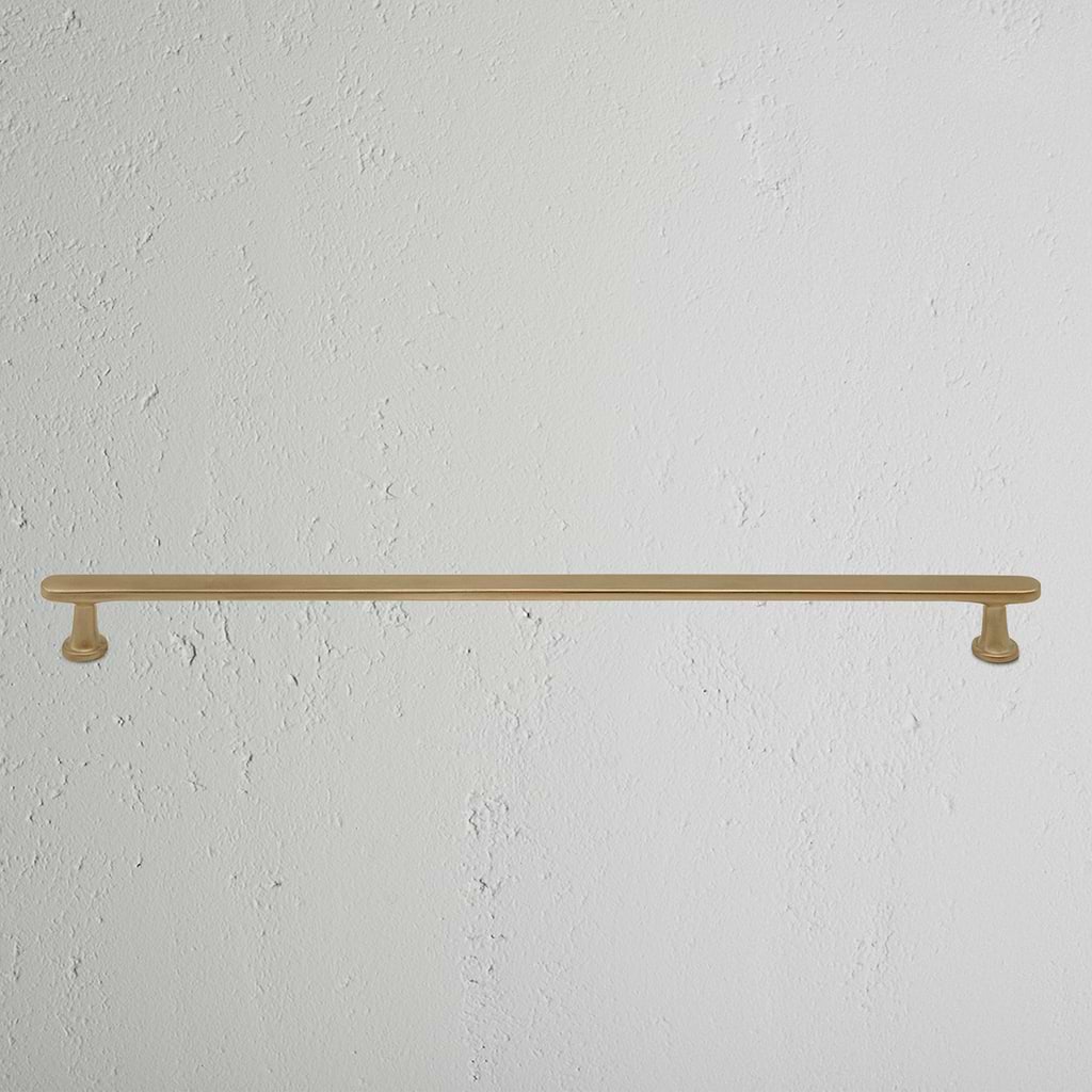 Antique Brass Milliner Furniture Handle On White Background