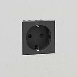 Schuko Module - Black