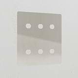 6G Switch Plate - Polished Nickel