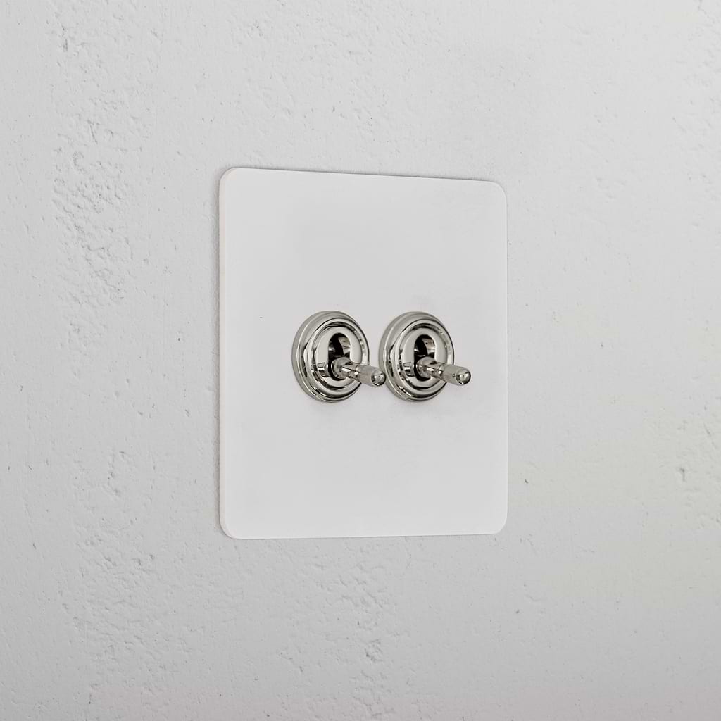 2G Two Way Toggle Switch | Paintable Polished Nickel – Corston