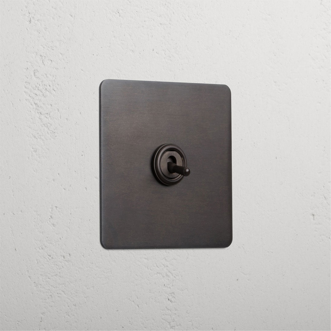 Bronze 1 Gang 2 Way Designer Light Switch