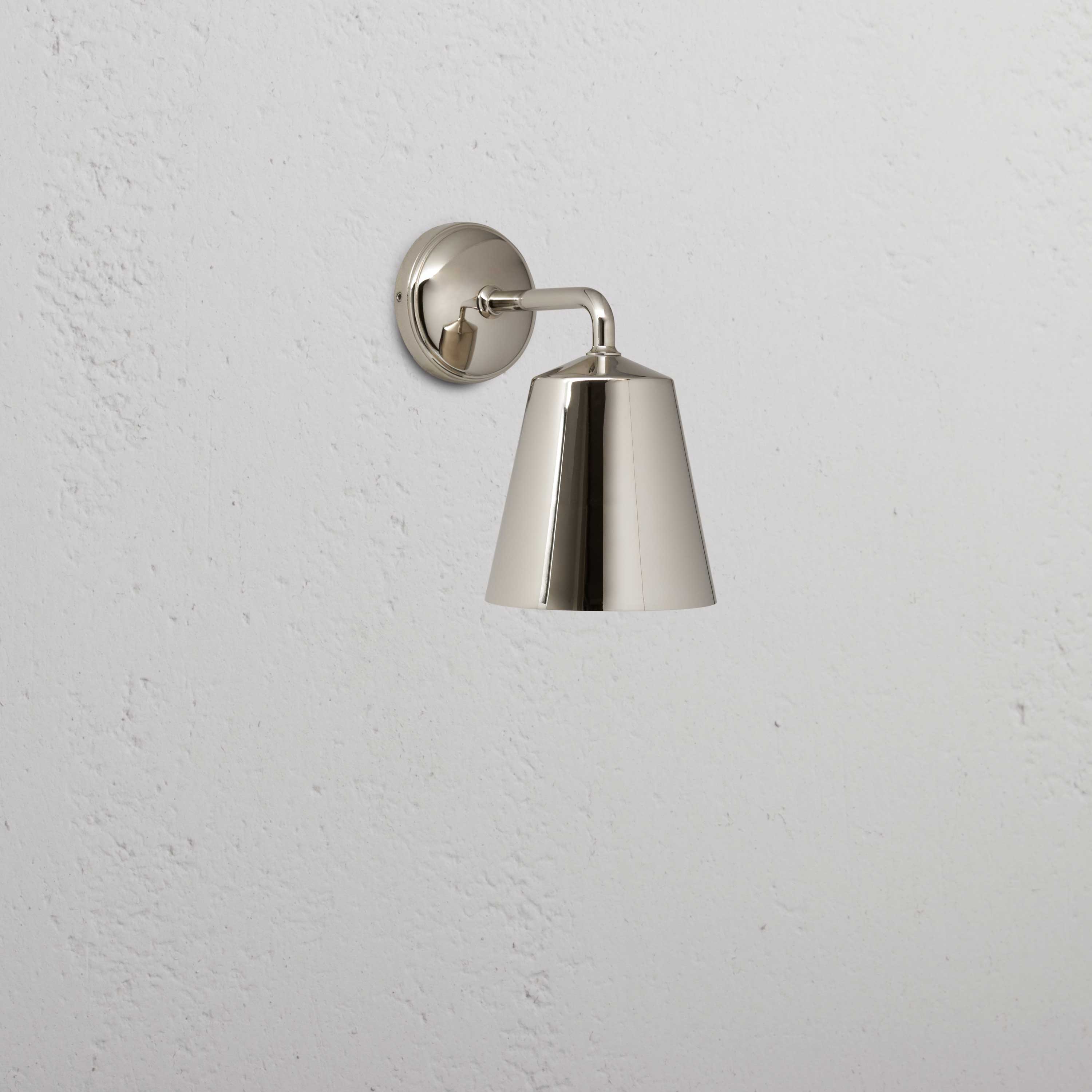 Wall Light Polished Nickel Luxury Wall Light On Wall