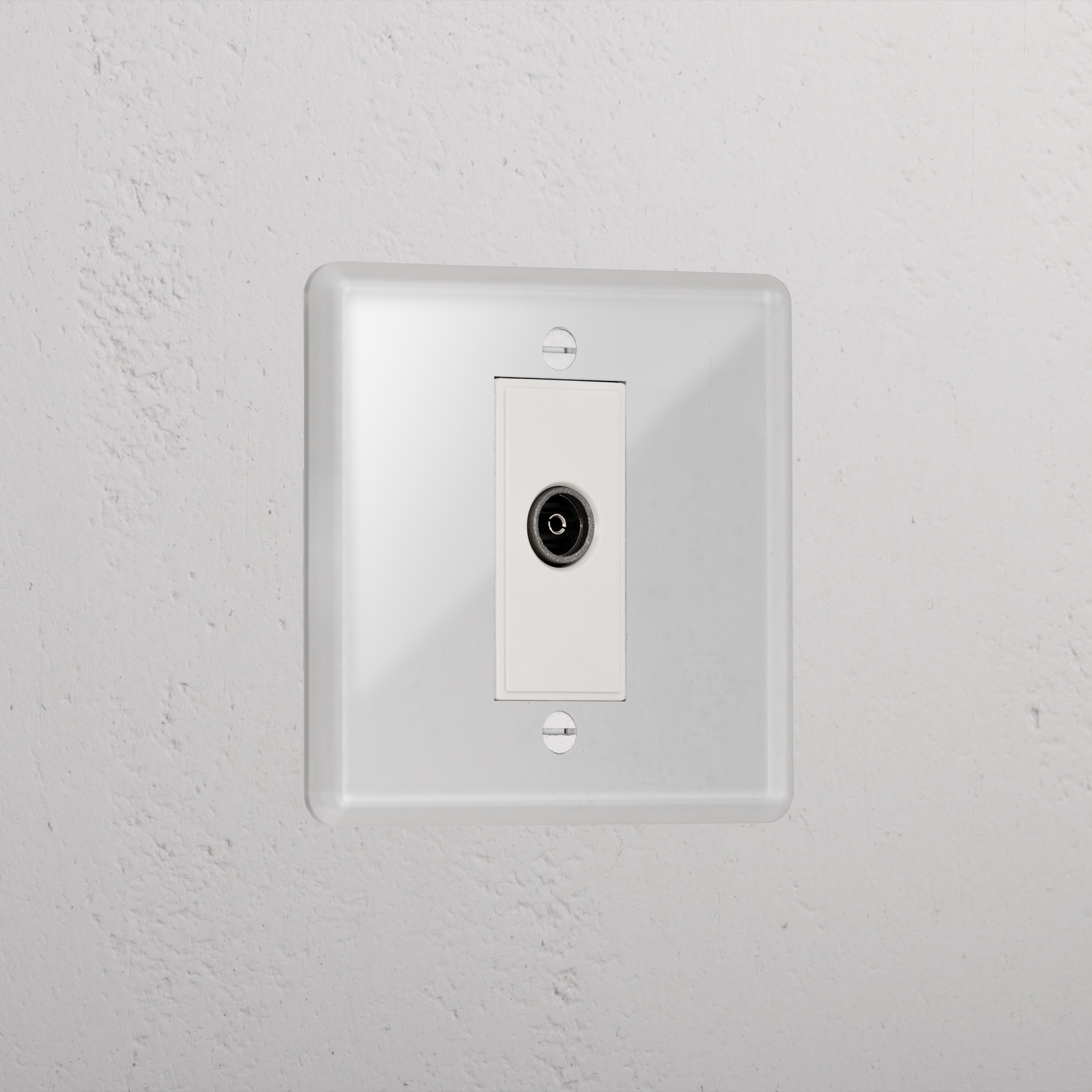 Clear Tv Outlet Elegant Socket White