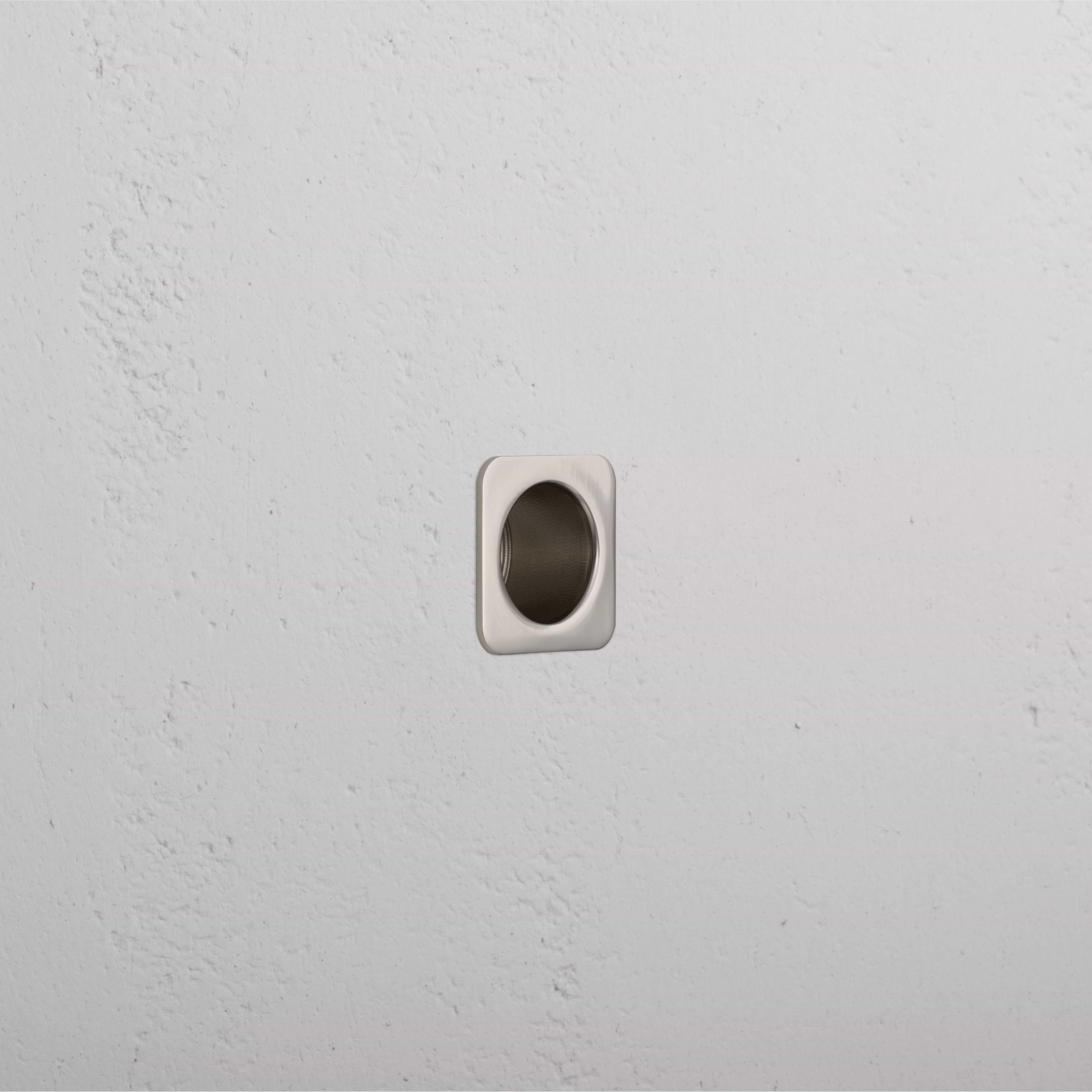 Regent Recessed Edge Pull - Polished Nickel