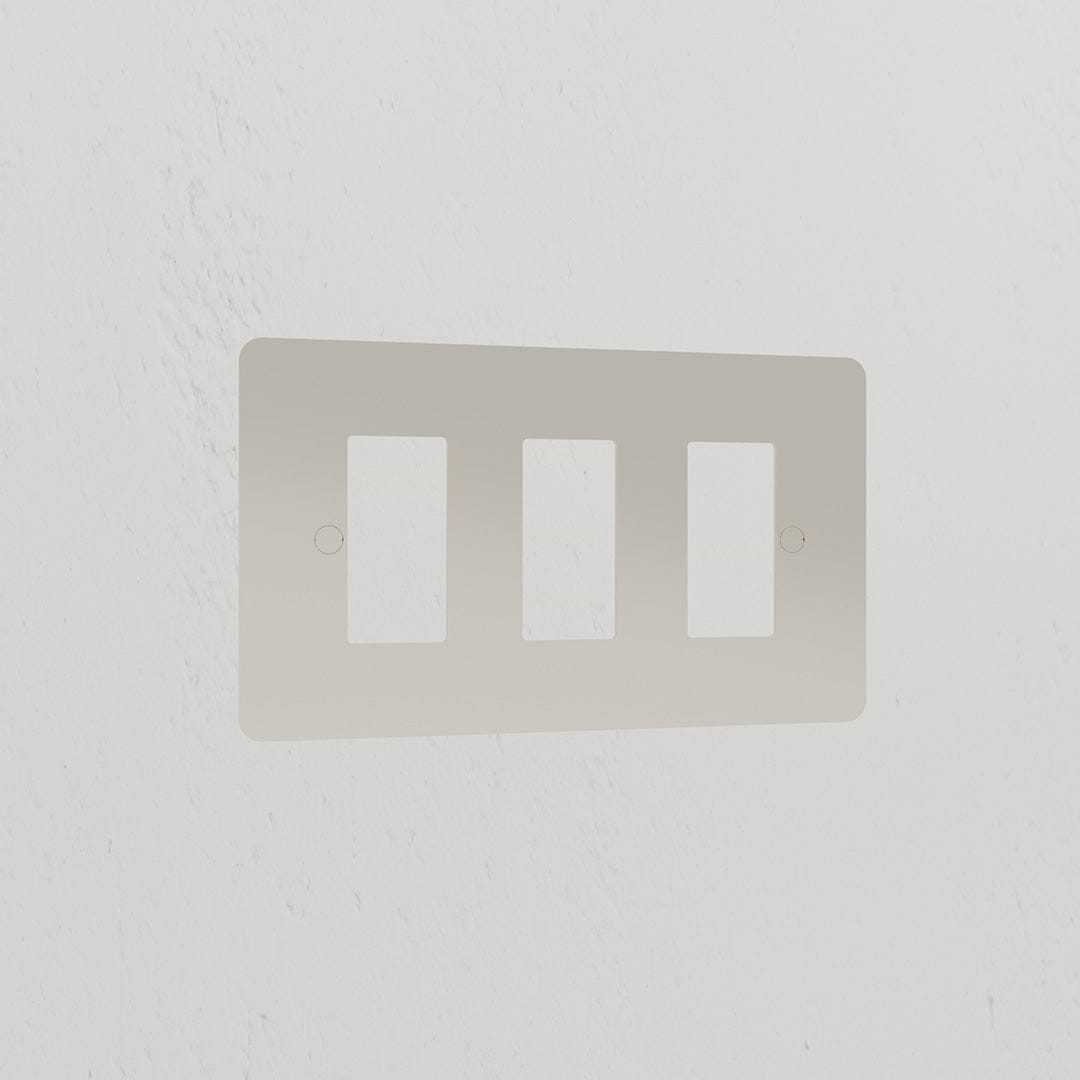 3G Rocker Switch Plate - Polished Nickel