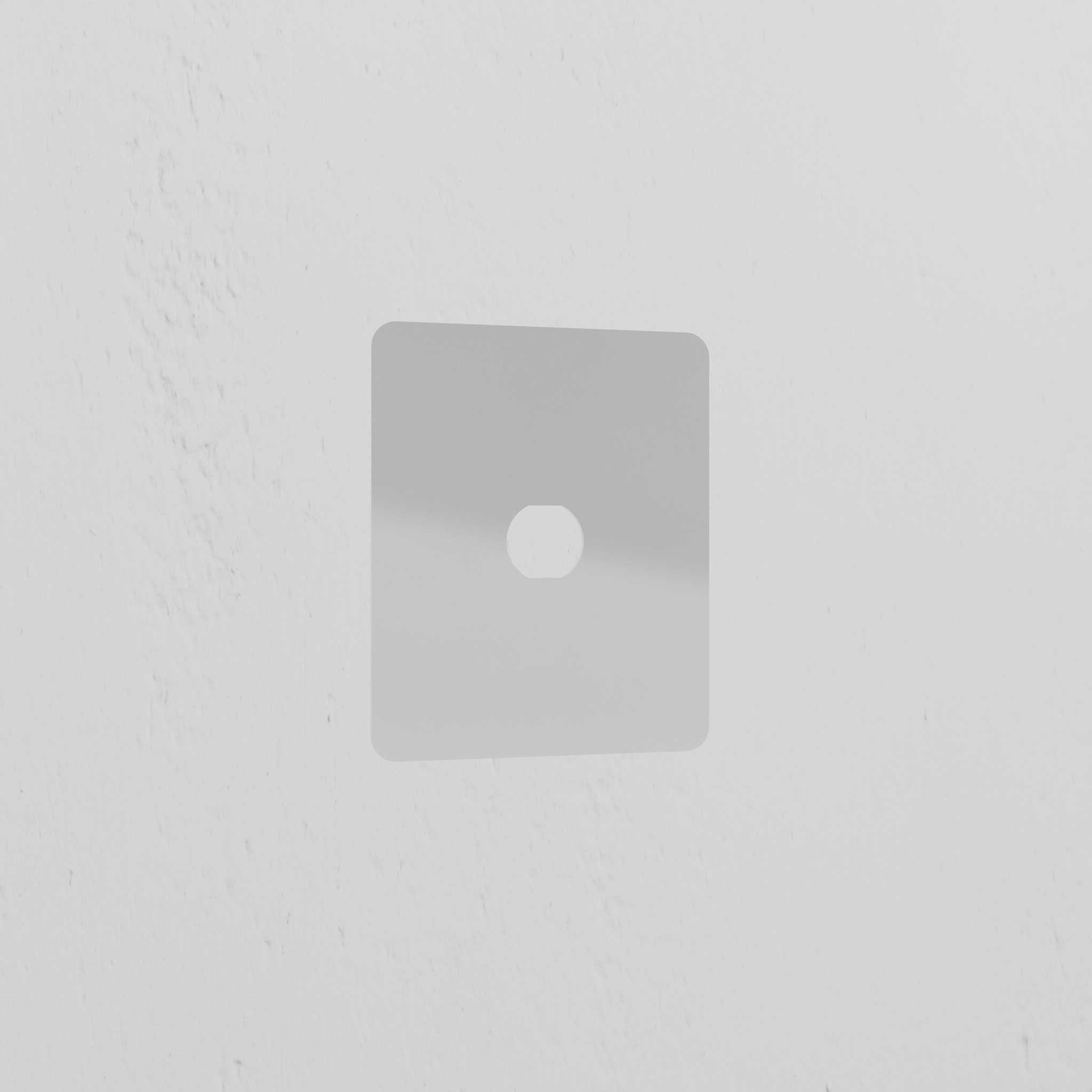 1G Slimline Switch Plate - Polished Nickel