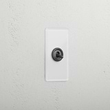 Clear Bronze 1 Gang 2 Way Architrave Toggle Switch