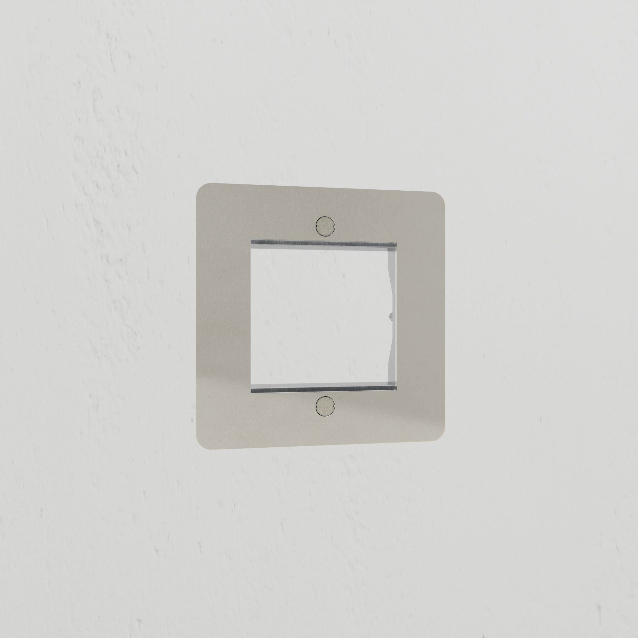 1G 50mm Module Plate - Polished Nickel