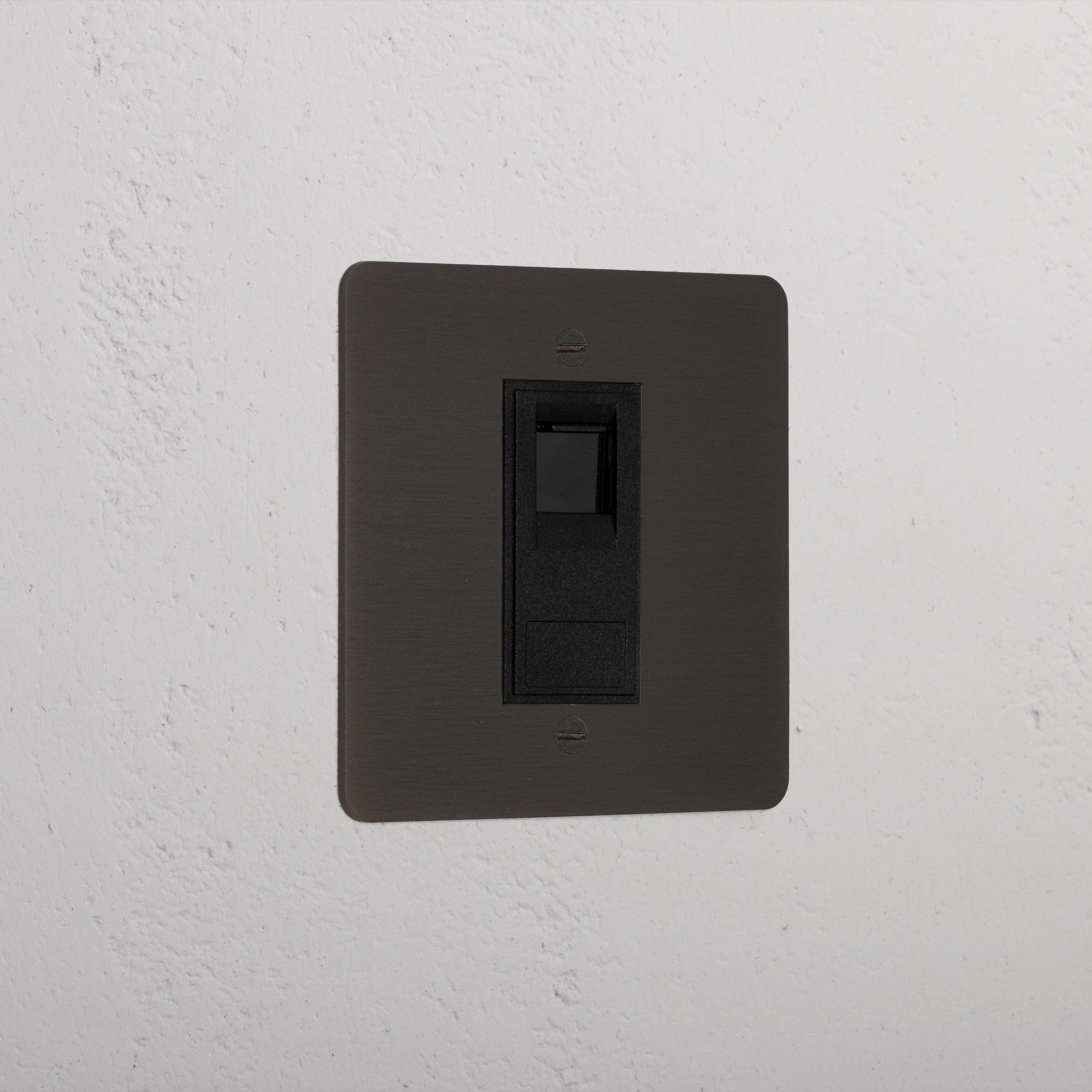 Bronze Modern Cat6 Socket Black