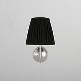 Medium Malvern Wall light in Deep Green front facing
