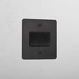 Bronze fan isolator luxury switch black