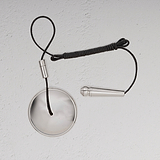 Bathroom Pull Switch - Polished Nickel Pre-Assembled