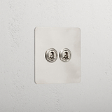 2G Intermediate Toggle Switch - Polished Nickel