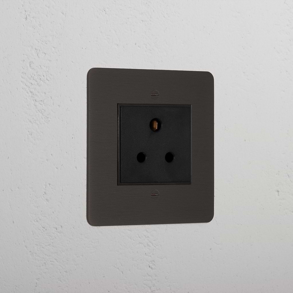 Bronze Interior Aerial Socket Black