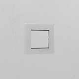 1G 50mm Module Plate - Clear White