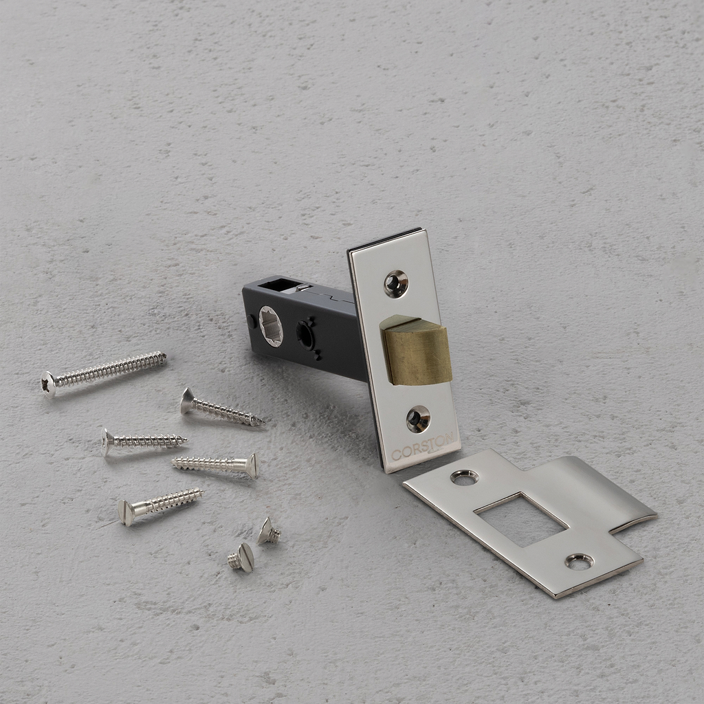 Tubular Latch 60mm – Polished Nickel