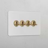 4G Two Way Toggle Switch _ Paintable Antique Brass 
