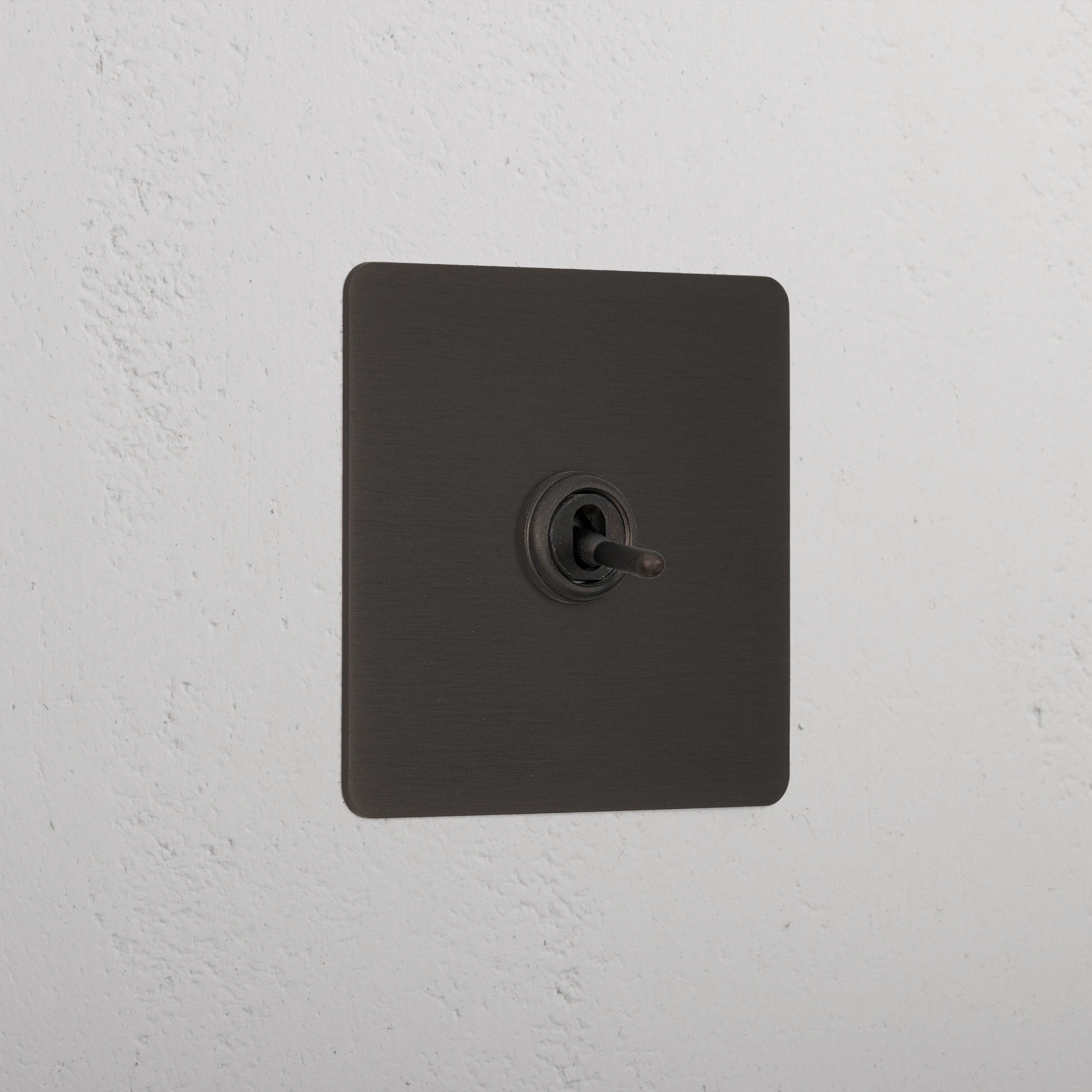 1G Double Pole Toggle Switch - Bronze