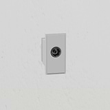 Tv Single Outlet - White