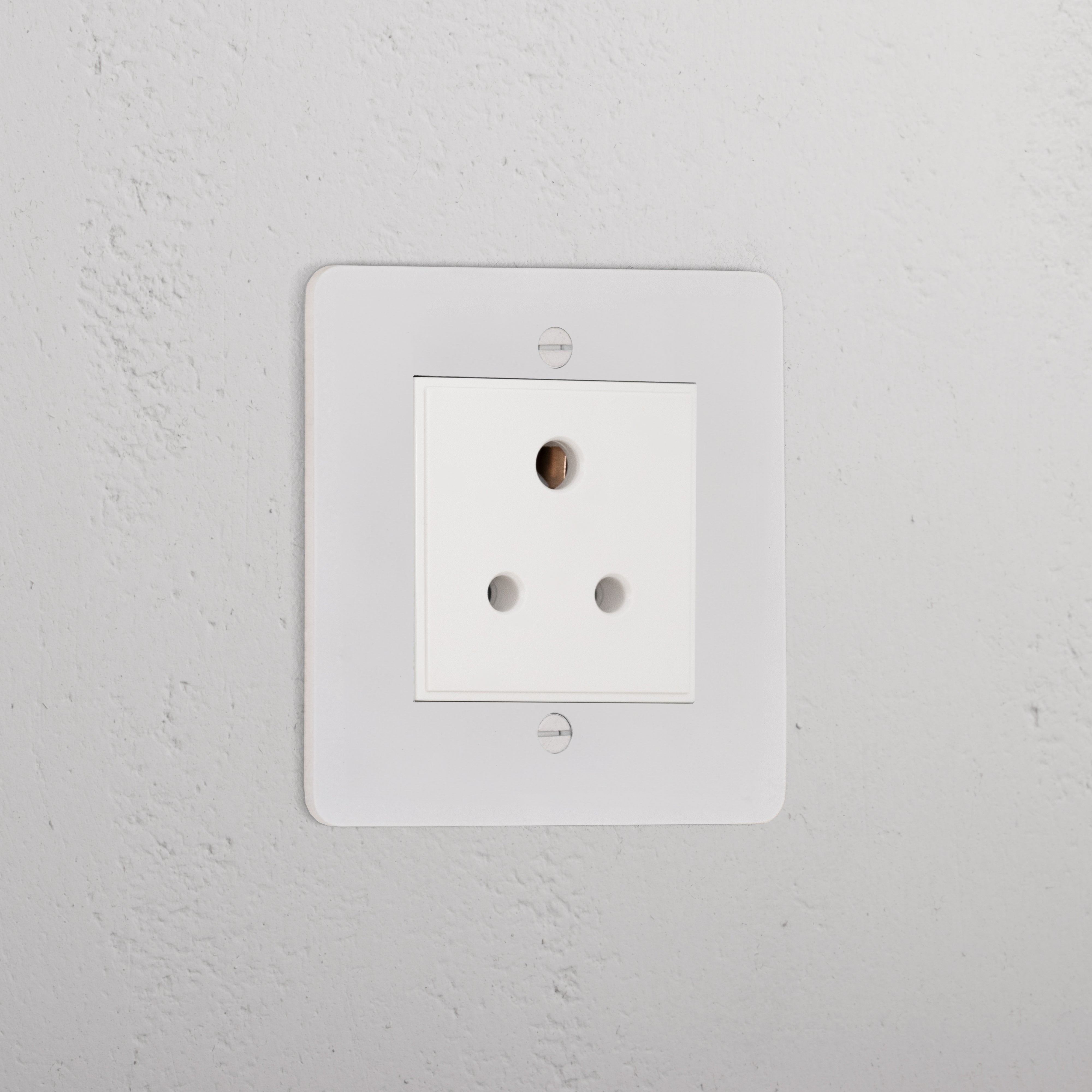 5A Light Socket _ Paintable White