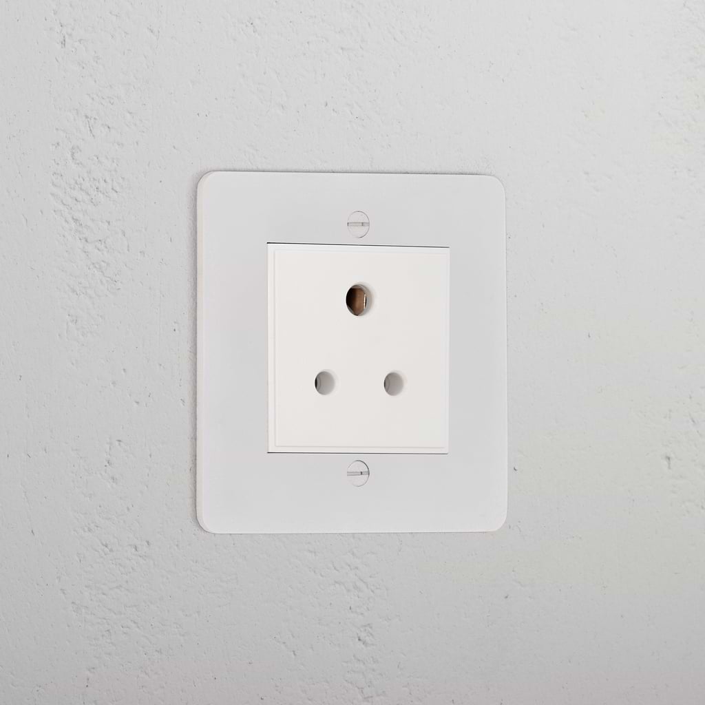 5A Light Socket _ Paintable White