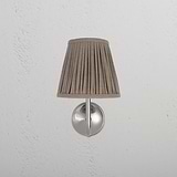 Medium Malvern Wall Light in Natural Beige front facing