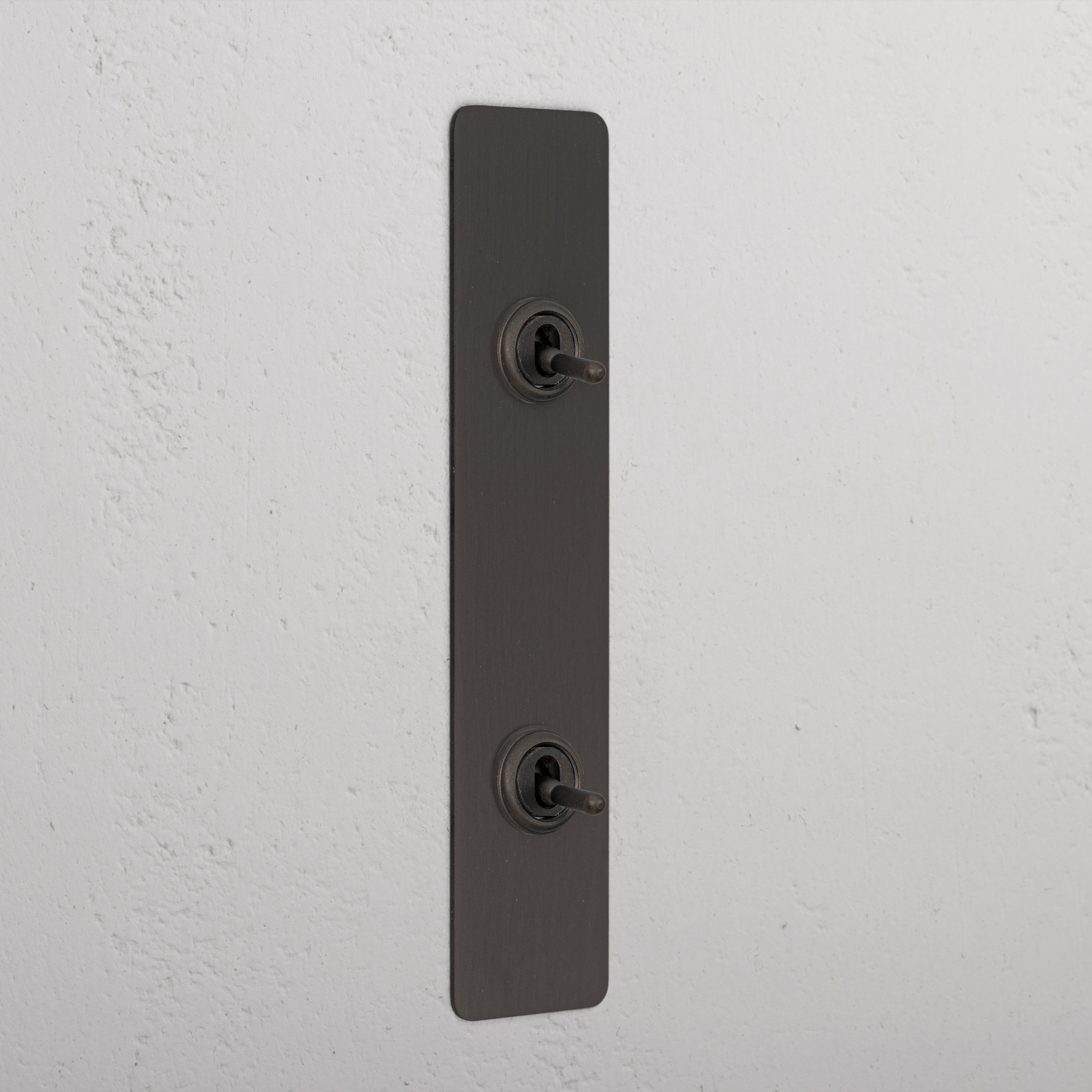 2G Architrave Two Way Toggle Switch - Bronze  