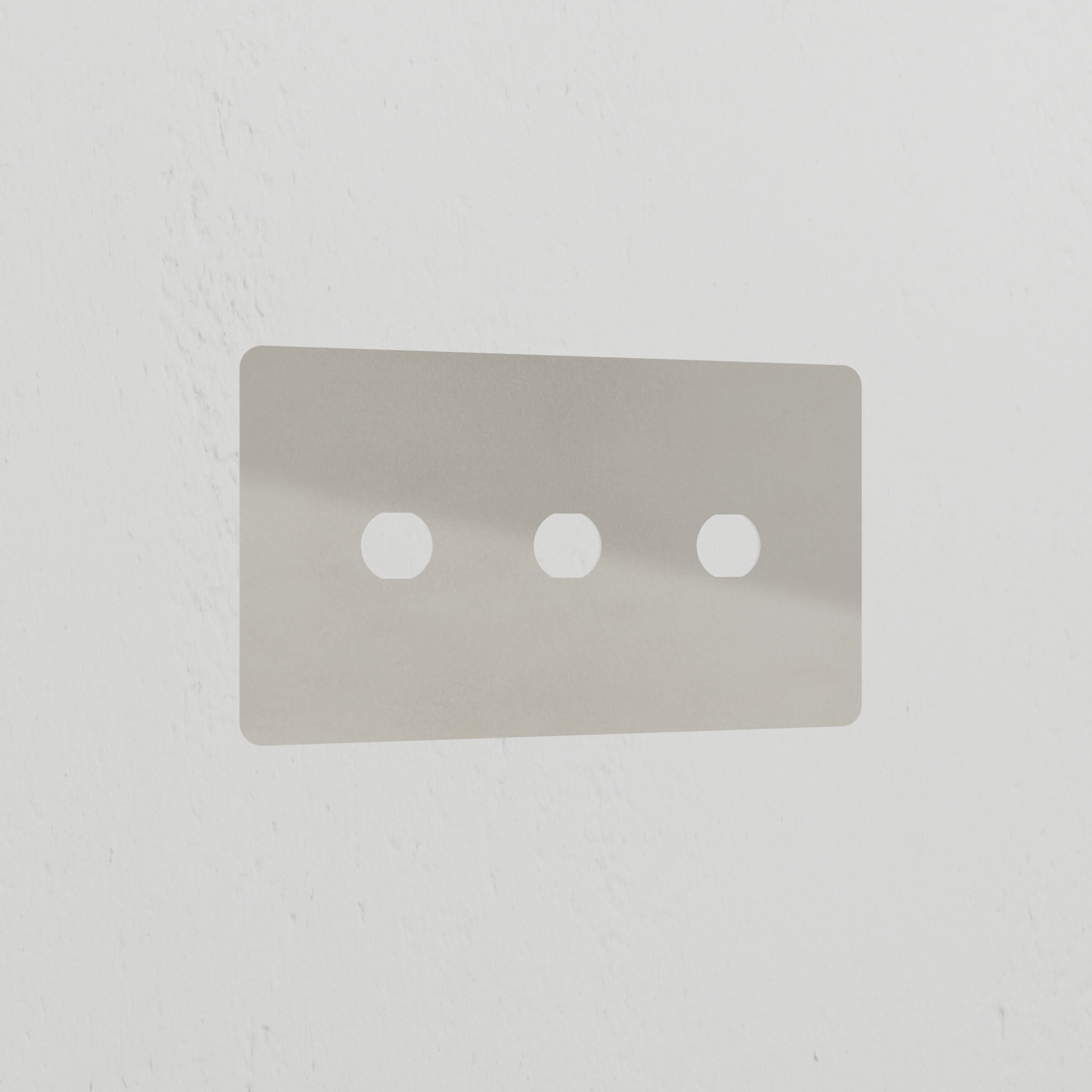 3G Switch Plate - Polished Nickel