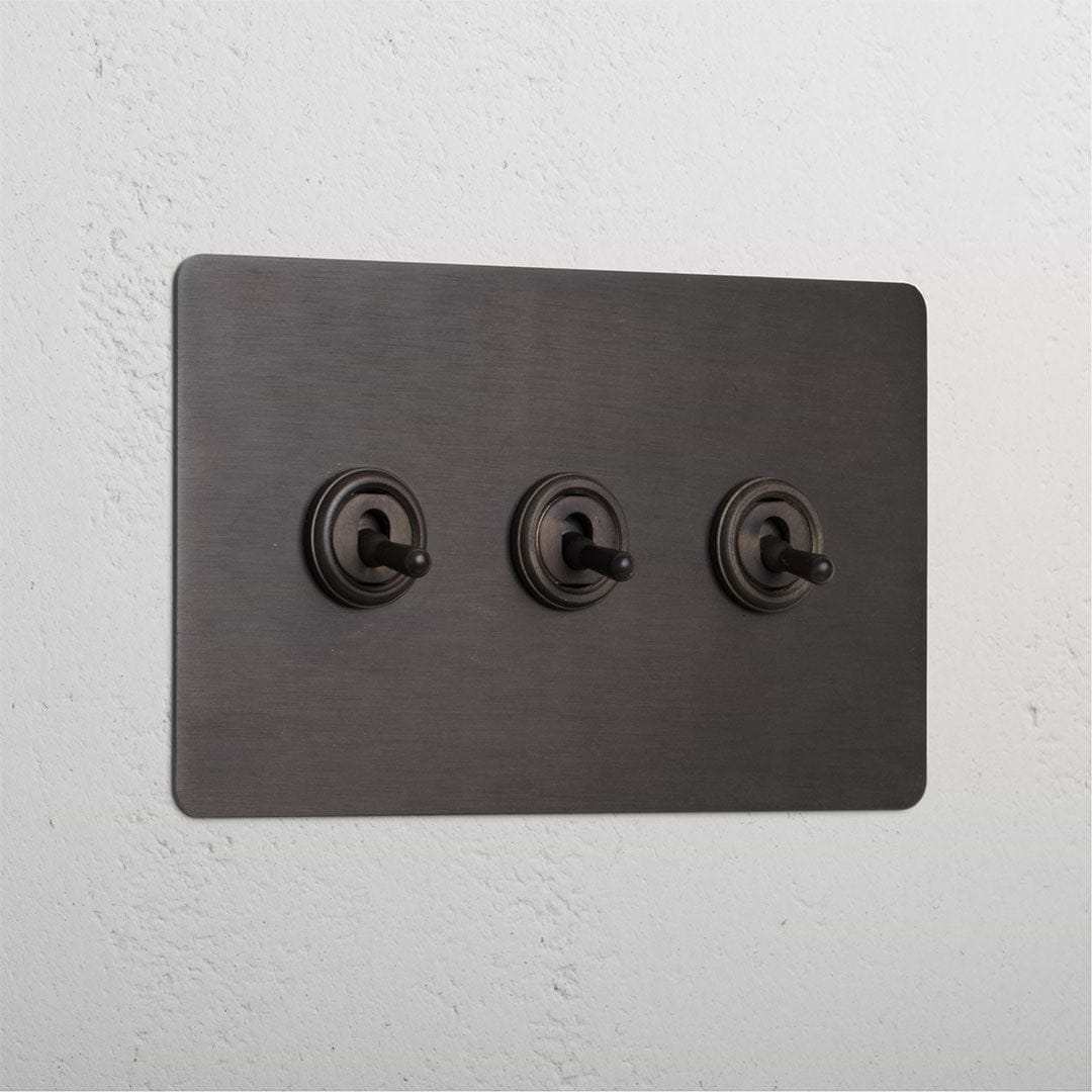 3G Two Way Toggle Switch - Bronze