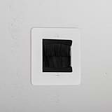 Single Brush Plate _ Paintable Black
