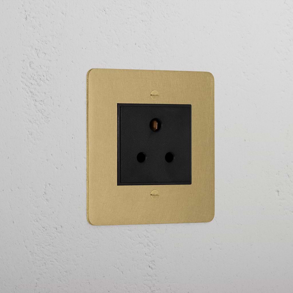 Interior Antique Brass 5A Light Socket Black