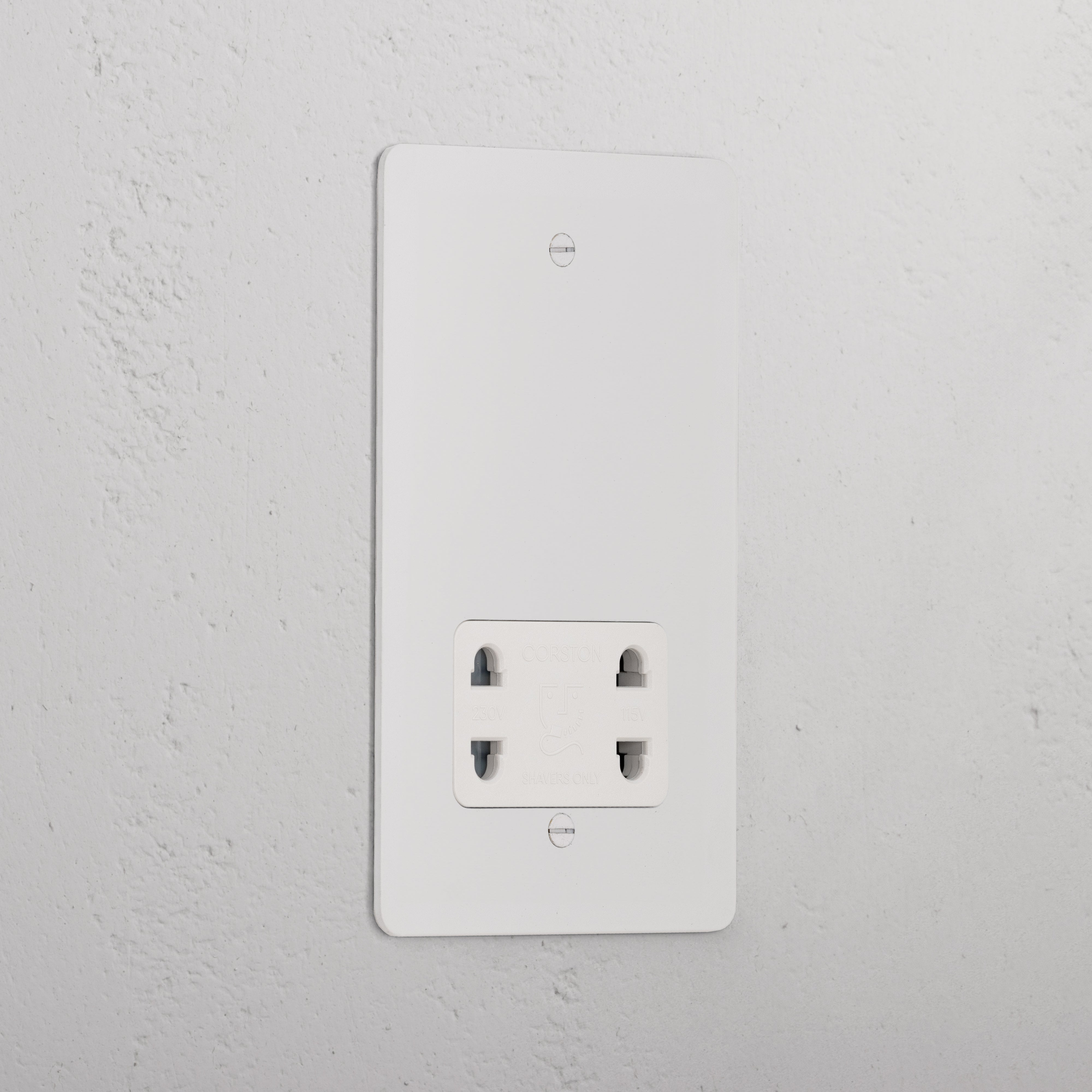 Shaver Socket _ Paintable White