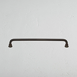 Bronze Sycamore Furniture Handle In White Background