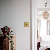 1G Two Way Toggle Switch in Antique Brass finish, wall-mounted, part of the 1G Switches & Dimmers collection.