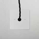 Flex Outlet - Paintable Black: 1G socket module, versatile for customization and seamless integration.