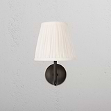Medium Malvern Wall light in Alabaster White front facing