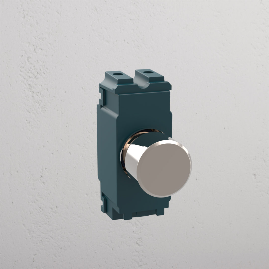 Dummy Dimmer Switch - Clear Polished Nickel