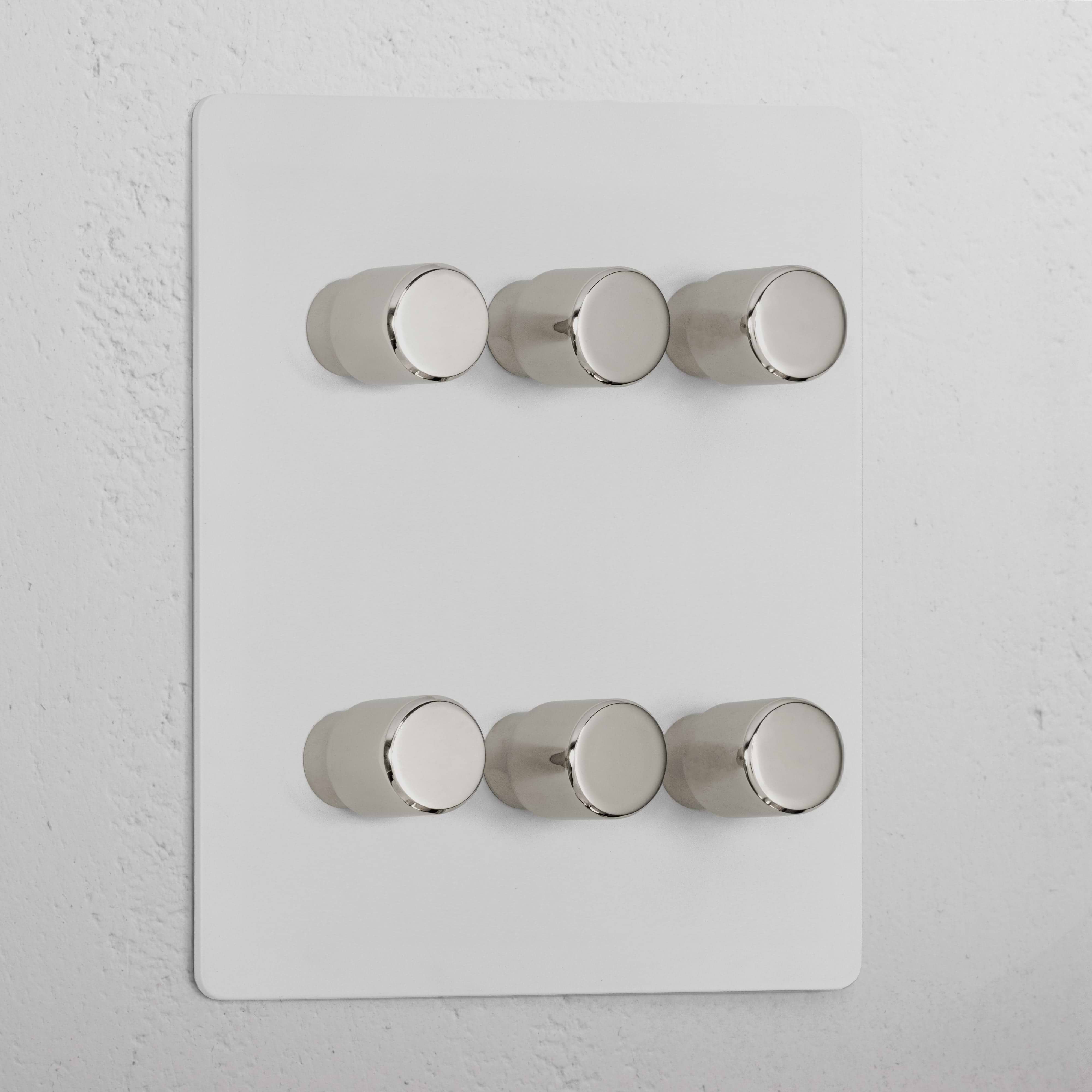 6G Dimmer Switch - Paintable Polished Nickel