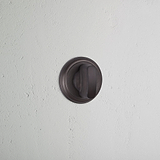 Bronze Canning Thumbturn On White Background