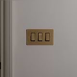 3G Two Way Rocker Switch - Antique Brass Black
