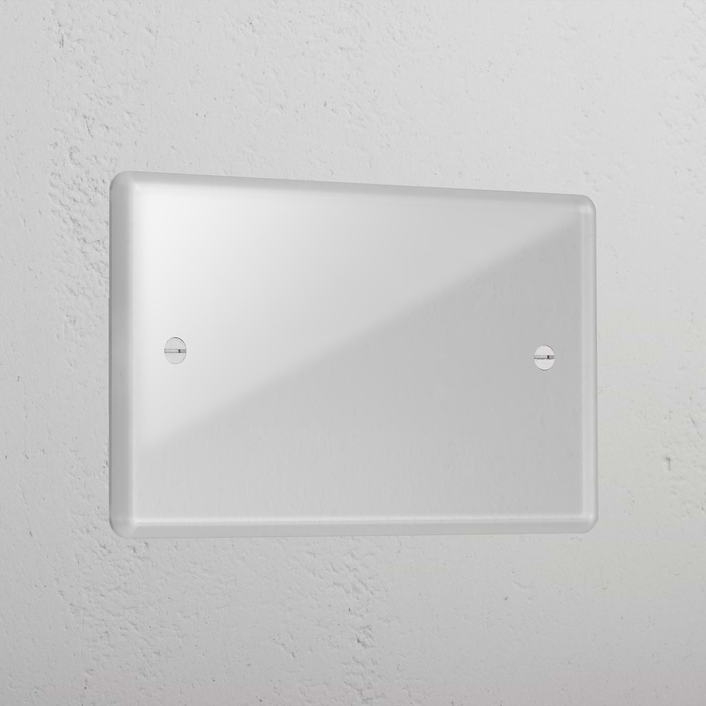 2G Blank Plate - Clear White