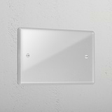 2G Blank Plate - Clear White