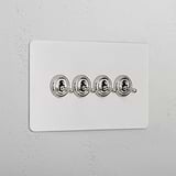 4G Two Way Toggle Switch _ Paintable Polished Nickel